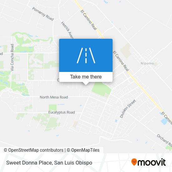 Mapa de Sweet Donna Place