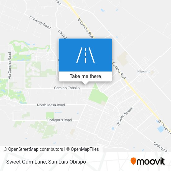 Mapa de Sweet Gum Lane