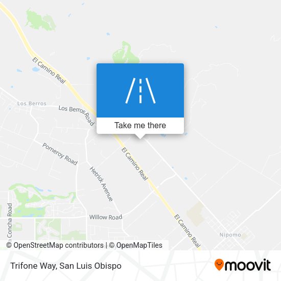 Trifone Way map