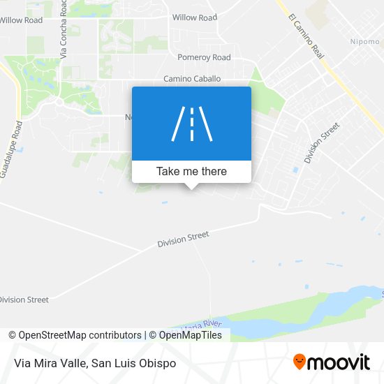 Mapa de Via Mira Valle