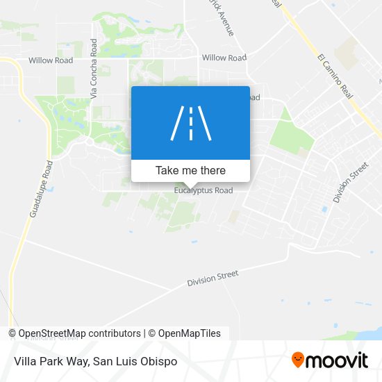 Villa Park Way map