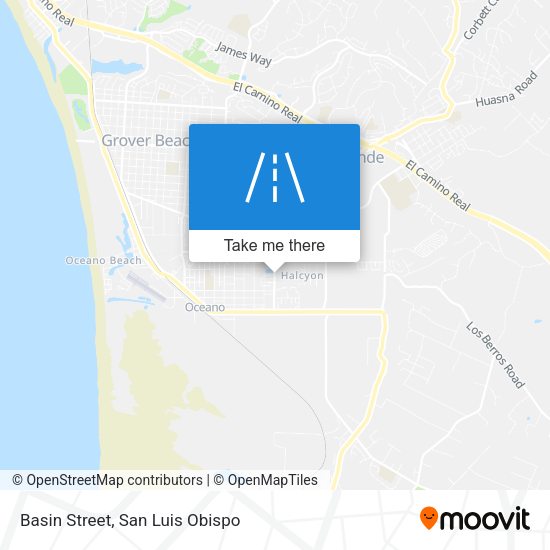 Basin Street map