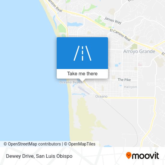 Mapa de Dewey Drive