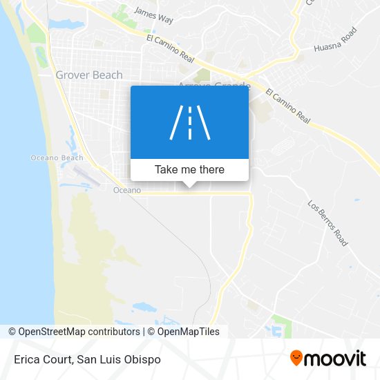 Mapa de Erica Court