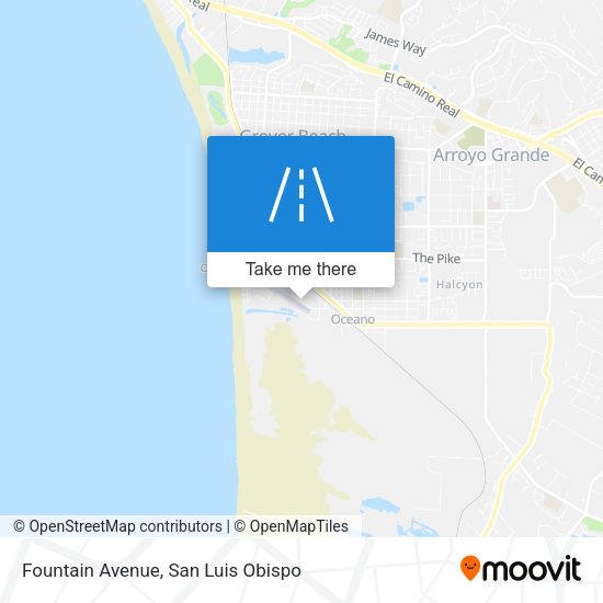 Fountain Avenue map