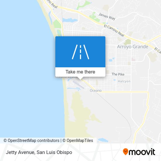 Jetty Avenue map