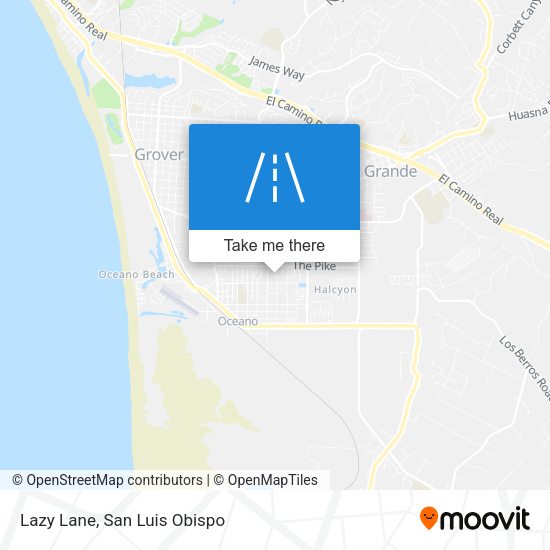 Mapa de Lazy Lane