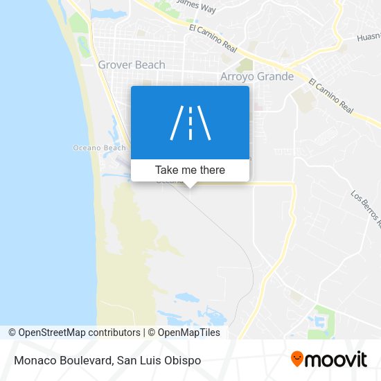Mapa de Monaco Boulevard