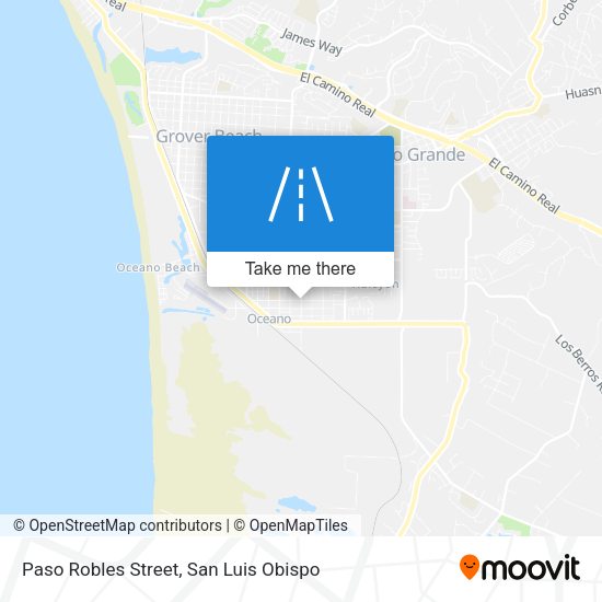 Mapa de Paso Robles Street