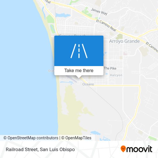 Railroad Street map