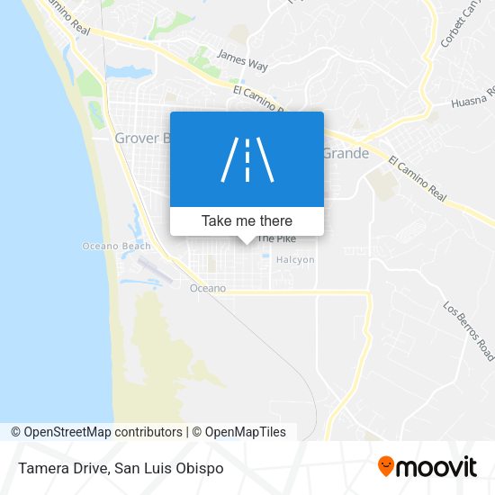 Tamera Drive map