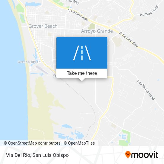 Mapa de Via Del Rio