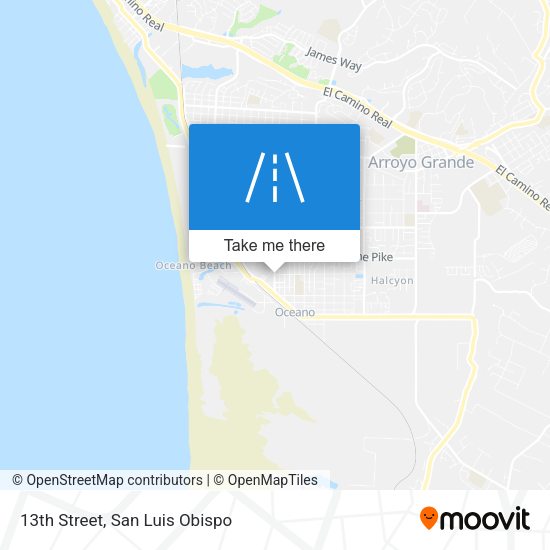 Mapa de 13th Street