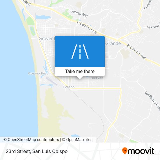 23rd Street map