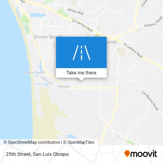 25th Street map