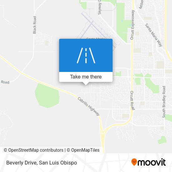 Mapa de Beverly Drive