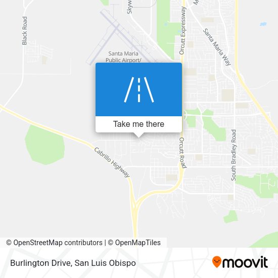 Burlington Drive map