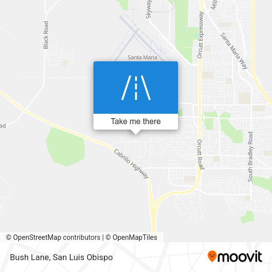 Mapa de Bush Lane