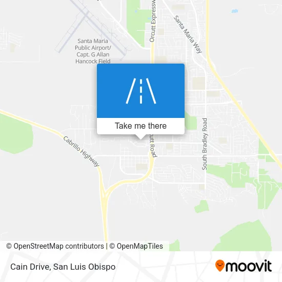 Mapa de Cain Drive