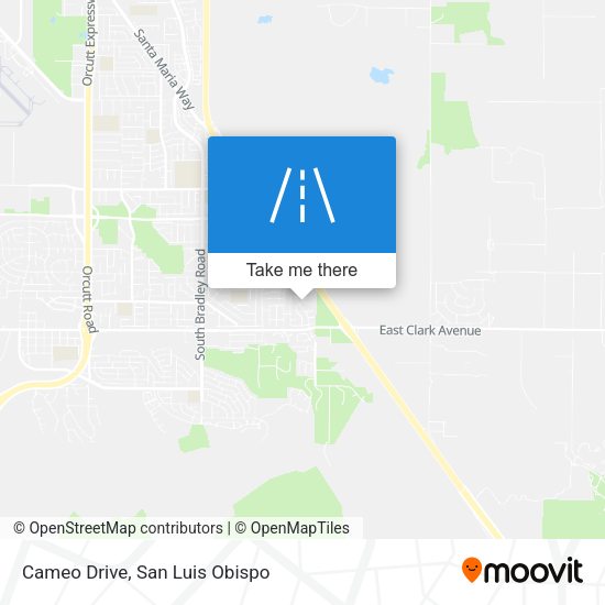Cameo Drive map