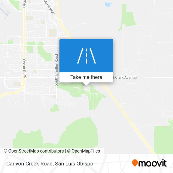 Mapa de Canyon Creek Road