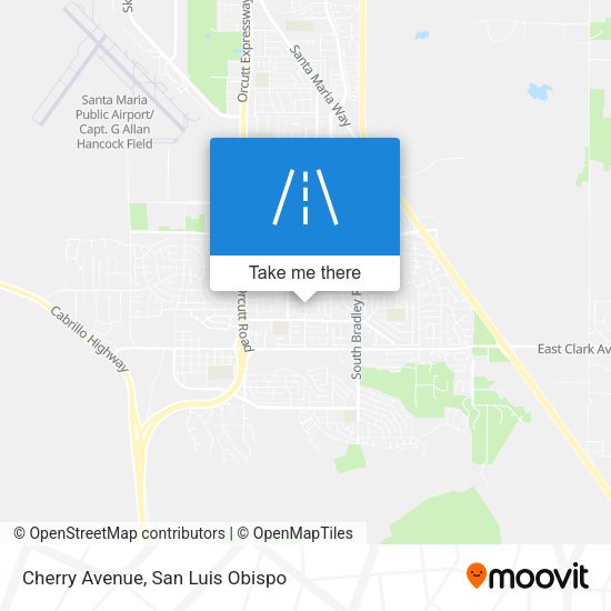 Cherry Avenue map