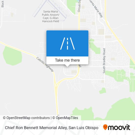 Chief Ron Bennett Memorial Alley map