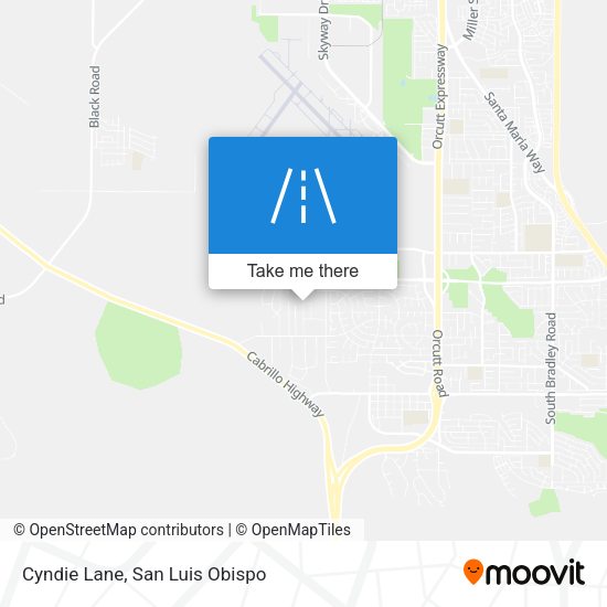Cyndie Lane map