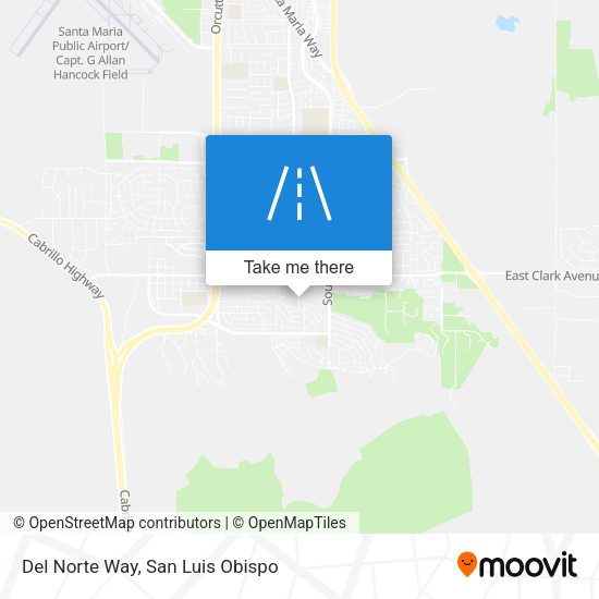 Mapa de Del Norte Way