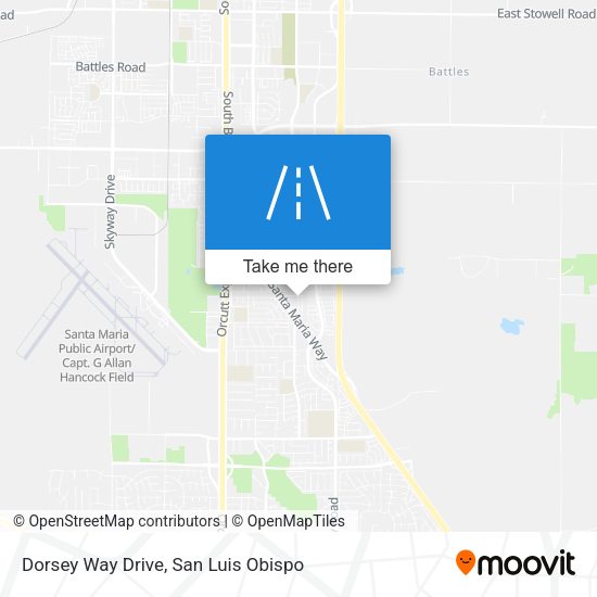 Mapa de Dorsey Way Drive