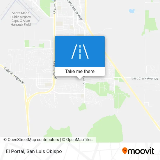 El Portal map