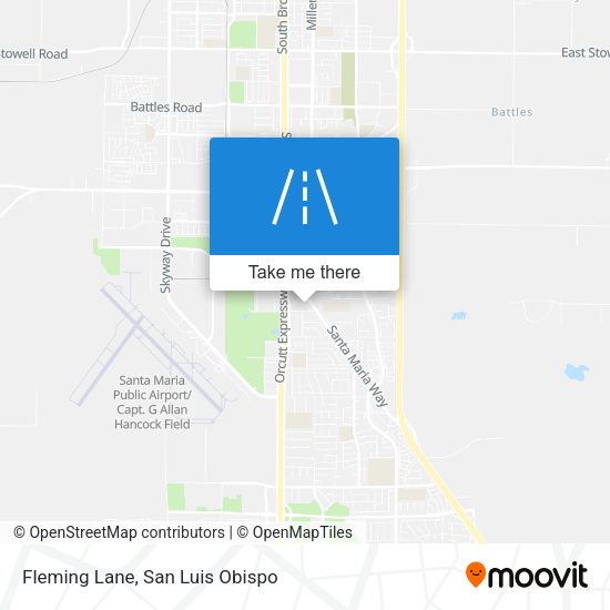 Fleming Lane map