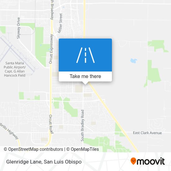 Glenridge Lane map