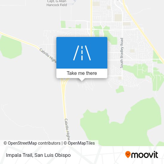 Impala Trail map