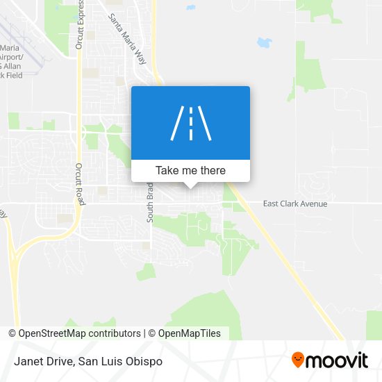 Janet Drive map