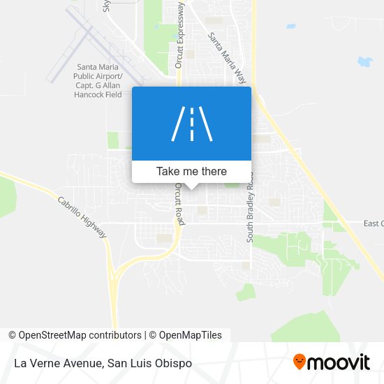 La Verne Avenue map