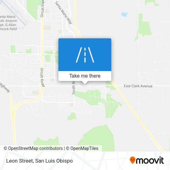 Mapa de Leon Street