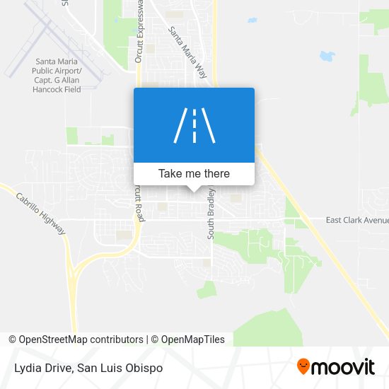 Lydia Drive map