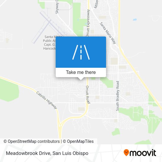 Meadowbrook Drive map