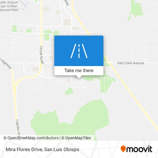 Mira Flores Drive map