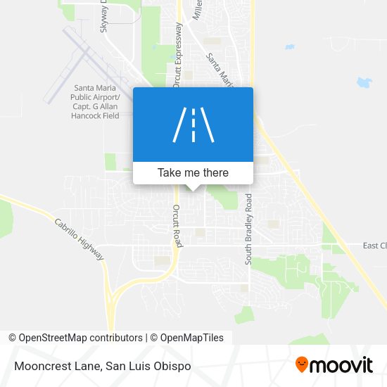 Mapa de Mooncrest Lane