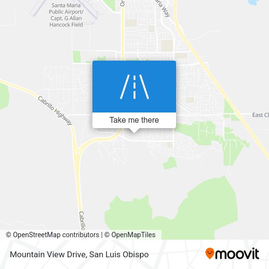 Mapa de Mountain View Drive