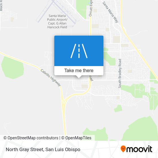 North Gray Street map