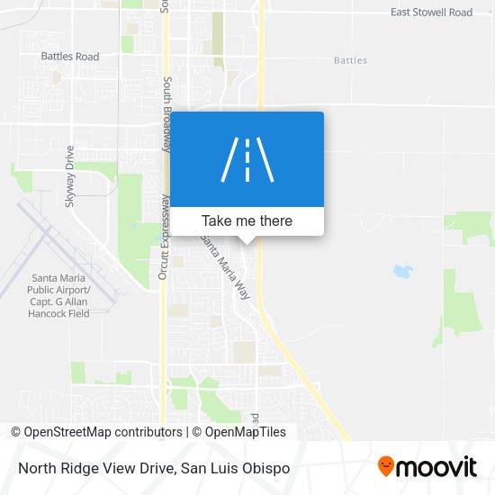North Ridge View Drive map