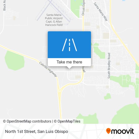 Mapa de North 1st Street
