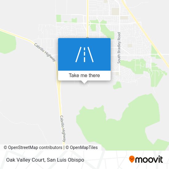 Oak Valley Court map