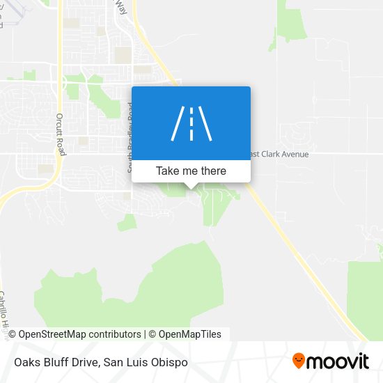 Oaks Bluff Drive map