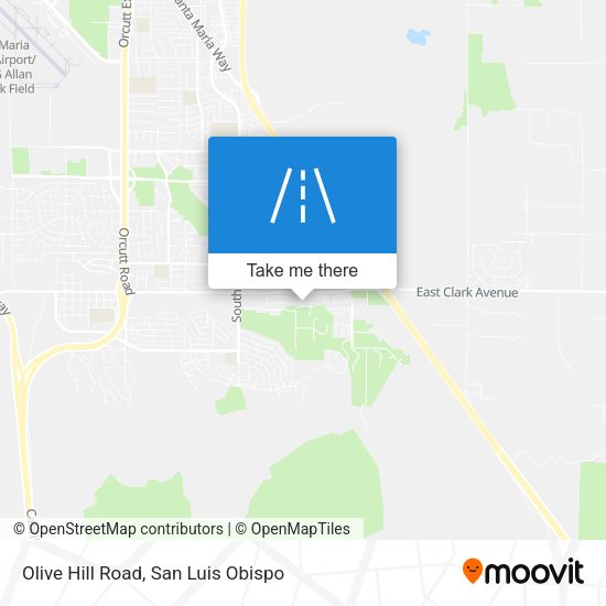 Olive Hill Road map