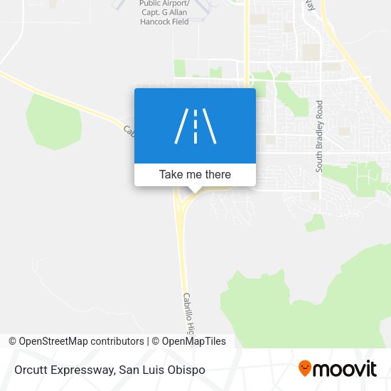 Mapa de Orcutt Expressway
