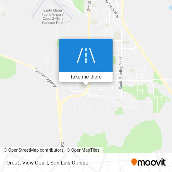 Orcutt View Court map